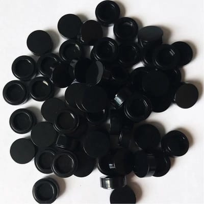 200 pièces/lot Tuile 1x1 Ronde Brique Unique Bloc de Construction Petite Particule Briques en Vrac Composants Jouet DIY S noir