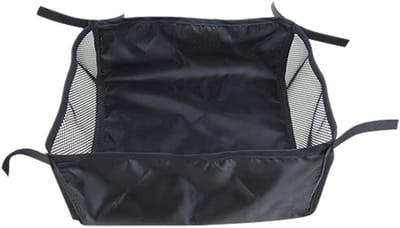 VT Goods - Baby Kinderwagen Mandje - Onderste Mandje - Stevig en Duurzaam - Zwart - Organizer - Opbergtas voor Babyproducten - Geschikt voor Kinderw...
