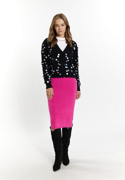 IZIA Vest Dames zwart