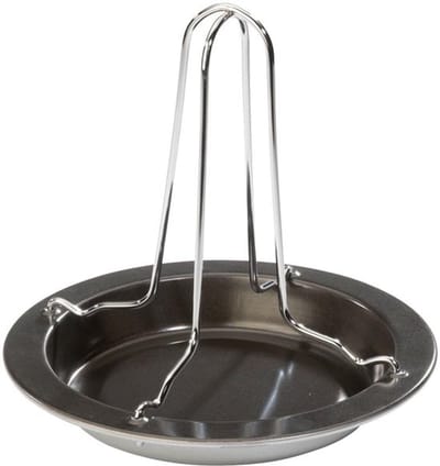 Dailygoods- Kippenhouder voor de oven - Roestvrij staal - Antiaanbaklaag - Hoogte