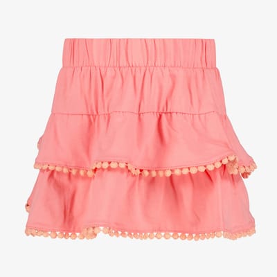 TwoDay meisjes rok met pompons roze - Maat 92