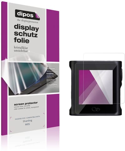 dipos – 4x Beschermfolie geschikt voor Shanling M0S | Krasbestendige & heldere Screenprotector Ultra-Thin