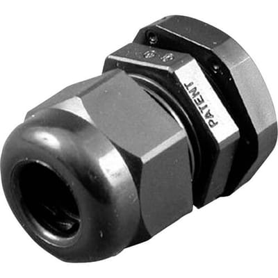 Hammond Electronics 1427CG16 Trekontlasting Klem-Ø (max.) 14 mm Polyamide Zwart 1 stuk(s)