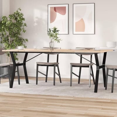 Eettafel Hout - Tuin Tafel - Buiten Dineren - Massief Hout - 200 cm - Natuurlijk