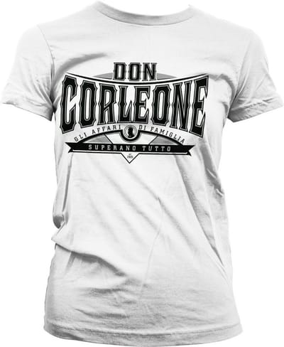 The Godfather Don Corleone Superano Tutto Girly T-shirt dames T-shirt White