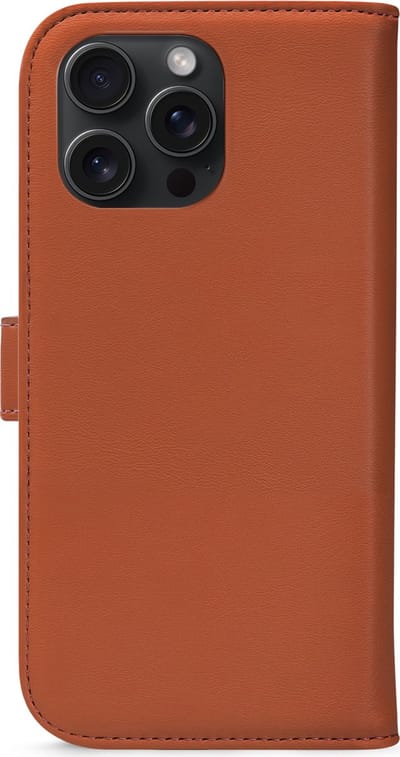 My Style Telefoonhoesje geschikt voor Apple iPhone 15 Pro Max Hoesje | My Style Flex Wallet Bookcase Portemonnee | Pasjeshouder voor 3 Pasjes | Telefoonhoesje voor Pinpas / OV Kaart / Rijbewijs - Rust Red | Rood