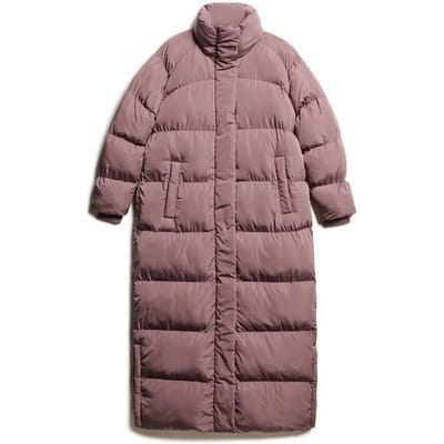 Superdry - Maxi lange pufferjas - Dames - Gewatteerde jassen