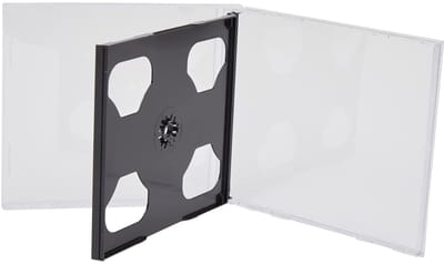 VT Goods - CD Double Jewel Cases - Voor 2 discs - 50 stuks - Zwarte tray - Geschikt voor opslag - Hoogwaardige kwaliteit - Ideaal voor archivering