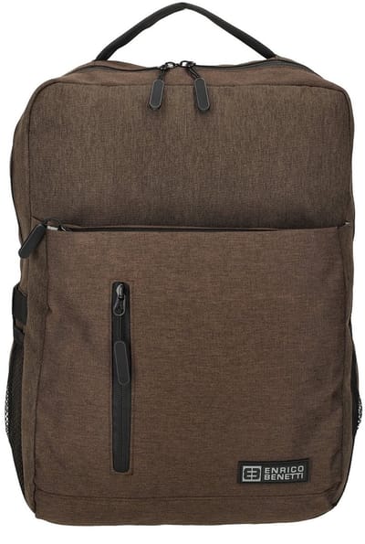 Enrico Benetti Newcastle Laptoprugzak met 15" Laptopvak - Mocha