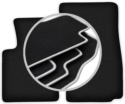 CARLUX-SILVER automatten voor: BMW Z4 E85 cabriolet (2002-2008)