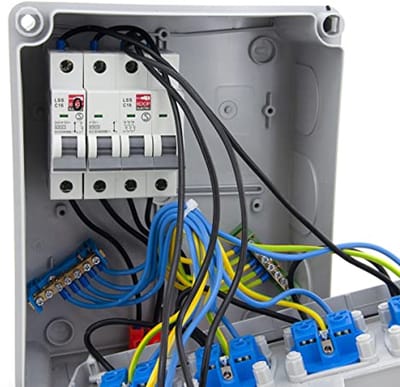Stopcontactverdeler 4 x 230V met CEE en LS, Perfect voor Bouwstroom