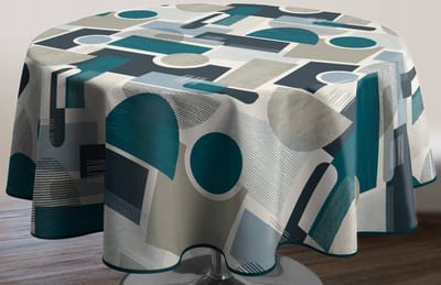 Tafelkleed anti-vlek Talagante rond 160 cm Tafellaken - Decoratieve Tafel Accessoires - Woonkamer Decoratie - Bonne et Plus®