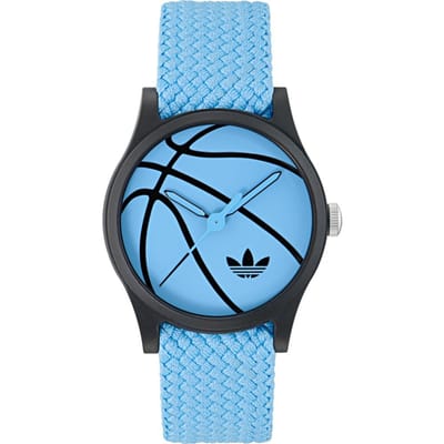 Adidas Originals Game One AOSY25028 Horloge - Nylon - Blauw - Ø 39 mm