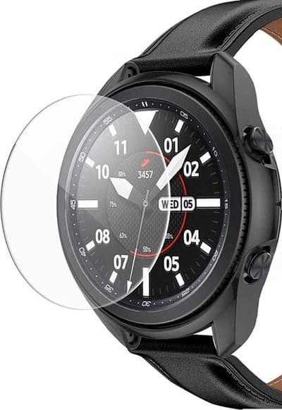 Strap-it Screen protector glas - beschermend glasplaatje geschikt voor Samsung Galaxy Watch 3 45mm