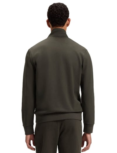 Boss Black H-sheperd donkergroen vest normale fit katoen