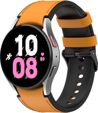 Smartwatch bandje - geschikt voor Samsung Galaxy Watch 7 / Watch FE / Watch 6 / Watch 6 Classic - oranje