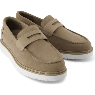 TOMS Navi TRVL LITE Havana Leder Dunesloffen voor Mannen