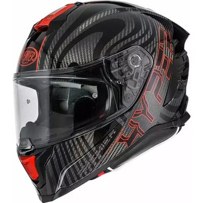 Volle motorhelm Premier Hyper Carb Ps 2