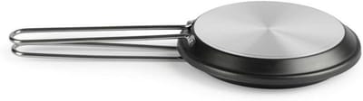 Omeletpan - Koekenpan - Omeletten Maken - Antiaanbaklaag - 18 cm - Grijs metallic