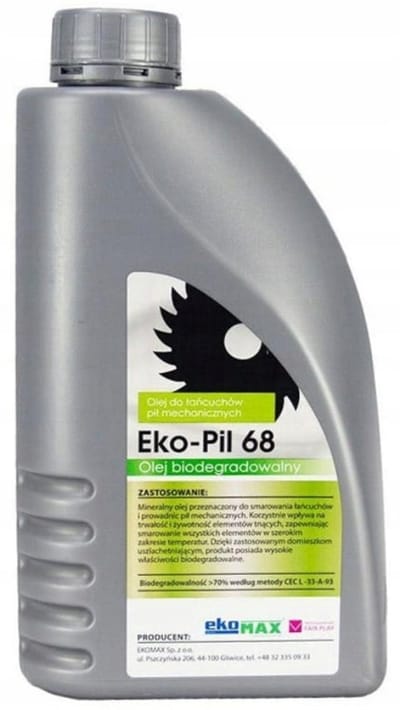 Eko-Pil 68 Serie - Zaagketting- en Gidsplaatolie - 1L - Biologisch afbreekbaar