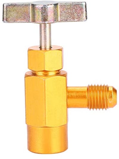 Koelmiddel Dispenser Tool voor R-134a - Metalen Ventiel met 1/2" en 1/4" Aansluitingen
