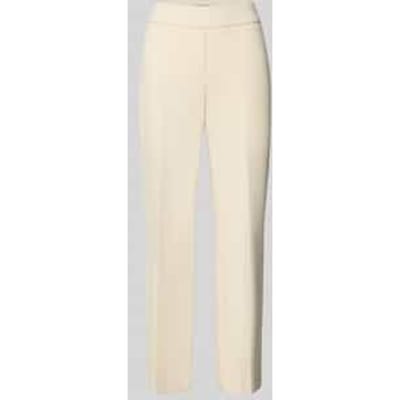 Stoffen broek met bandplooien model 'NANETTE'