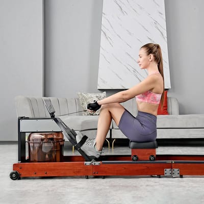 KingSmith WalkingPad WR1 - Inklapbare Waterroeimachine - Opvouwbaar Tri-Fold Design - Fluisterstille Waterweerstand - Bluetooth & KS Fit App - Roeitrainer voor Thuis - Tot 120 kg Belastbaar