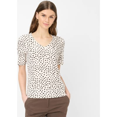 Brax Dames Shirt  Style CARINA S mocha brown, donkerbruin, maat 38