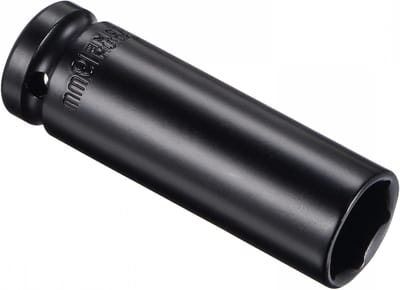 1/2 Inch 19mm Diepe Impact Socket van Gehard CR-V Staal, 3.15 Inch Lengte, 6-Punt Ontwerp voor Professioneel Gebruik en Duurzaamheid