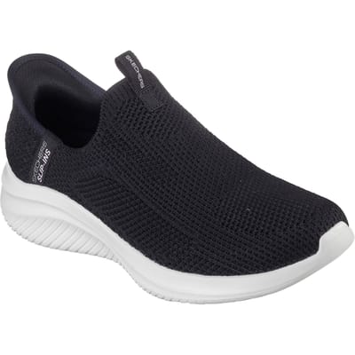 Skechers Ultra Flex 3.0 Easy Win Textile zwarte damestrainers
