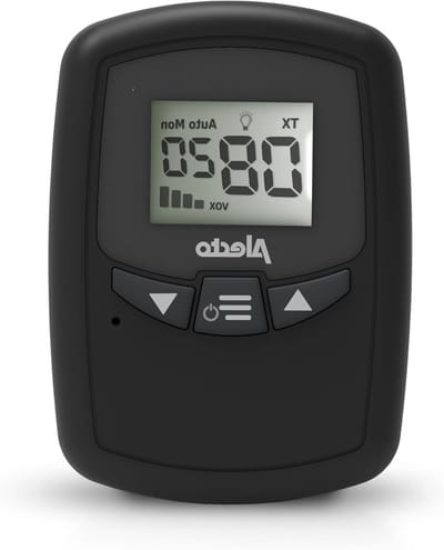 Audio Baby Monitor - Ouderunit Babyfoon - Kind Bewaken - Automatische Geluidsactivering - 3 Meter Bereik - Zwart