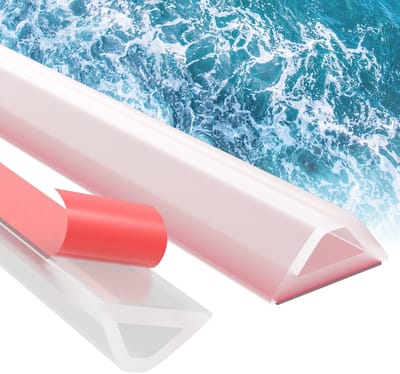 Unyqoos® Zelfklevende siliconen waterstopper voor douche en keuken met eenvoudige montage