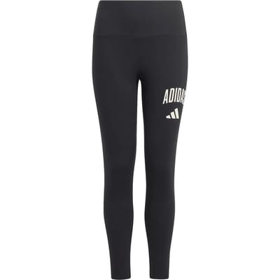 Adidas Seasonals Collegiate Typography 7/8 Leggings Zwart 11-12 Years Meisje