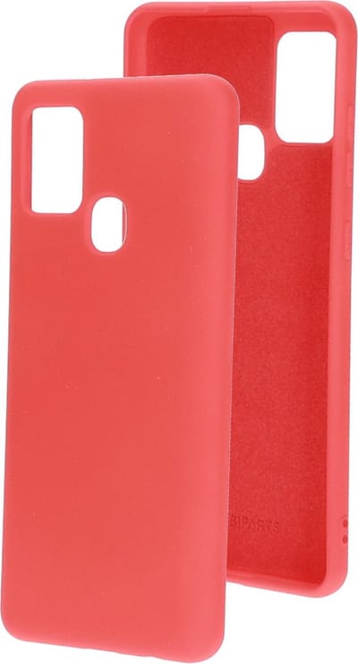 Mobiparts hoesje geschikt voor de Samsung Galaxy A21s - Siliconen - Rood