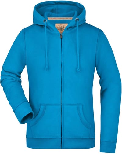 Damessweatshirt James & Nicholson Vintage Hoody Blauw - XS