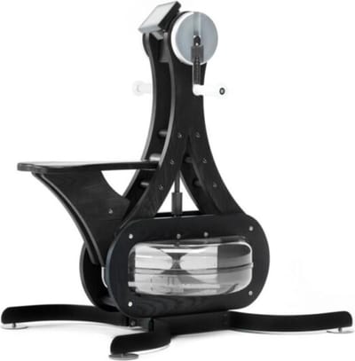 NOHRD WaterGrinder Zwart - Bovenlichaamtrainer - Zwart gebeitst eikenhout