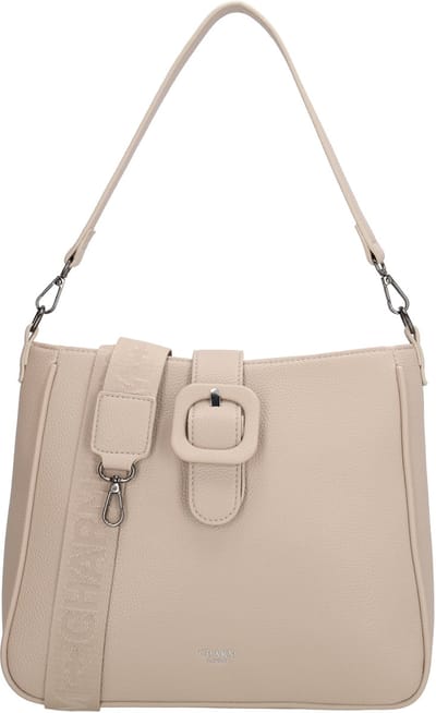 Charm London Uptown Schoudertas - Crossbody - Dames - Overslag - Lichttaupe