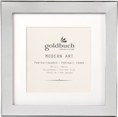 Goldbuch - Fotolijst Modern Art - Zilver - 10x10 cm