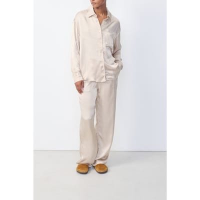 American Vintage Shaning Shirt Ecru Maat: M | Blouses Outlet | Dames | Ecru