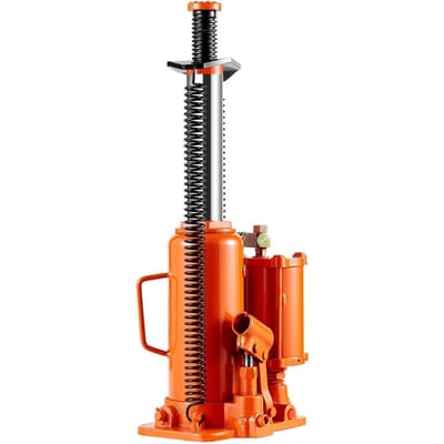 Lucht-Hydraulische Krik, Maximale Belasting 12 Ton, Hefbereik 265-505 mm, Pneumatische/Handmatige Heavy Duty Gelaste Krik met Handpomp voor SUV,