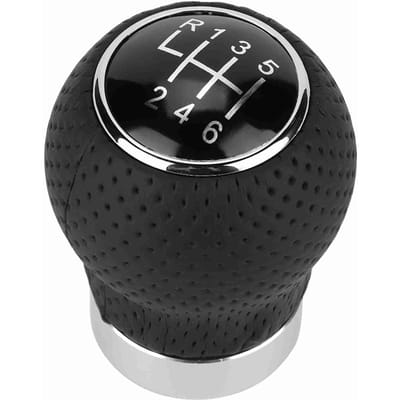 Pommeau de levier de vitesse universel 5 vitesses et 6 vitesses pour voiture, tête de levier de vitesse, poignée de levier 6-speed black
