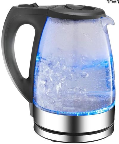 RFWR® Elektrische Waterkoker 1,7L Met Automatische Uitschakeling en LED Verlichting