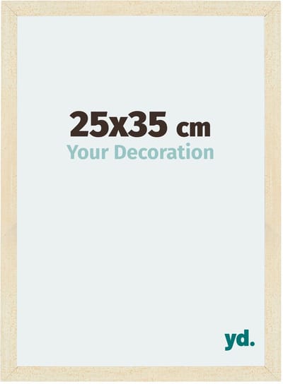 Your Decoration - Puzzellijst 25x35 cm - Zand Geveegd - Puzzellijst 500-1000 stukjes - MDF Fotolijst - Mura