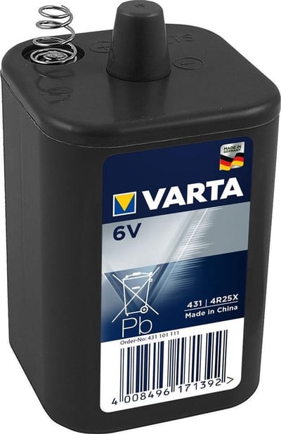 Varta 4R25X 10Ah (431) 6V Zinkchloride 6V niet-oplaadbare batterij