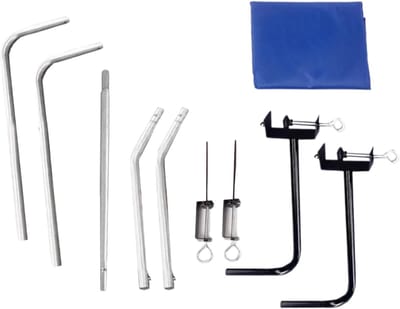 Tafeltennisbalnet - Balvanger - Trainingshulp - Extra zijnetten - 160 cm breed - Zwart