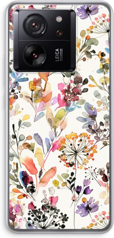 Case Company® - Hoesje geschikt voor Xiaomi 13T Pro hoesje - Wilde grassen - Soft Cover Telefoonhoesje - Bescherming aan alle Kanten en Schermrand
