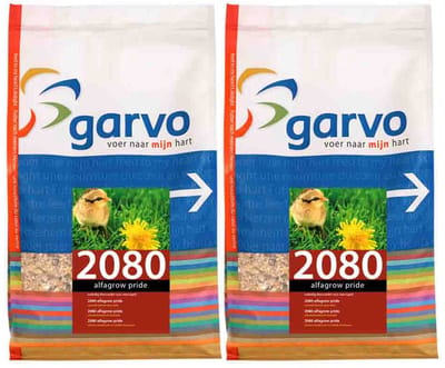 Garvo Vogelvoer Alfagrow Pride - 2 x 4 kg - Voordeelverpakking