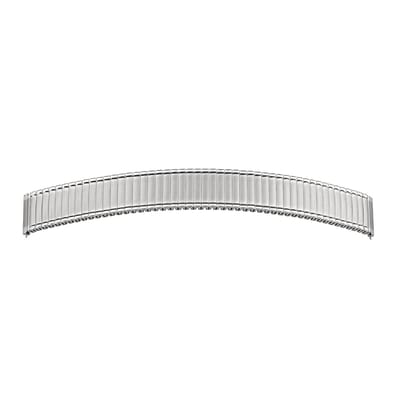 SELVA Quick Release, flexibele metalen band, horlogeband, vervangende band, gemaakt van roestvrij staal, gepolijst-satijnen afwerking