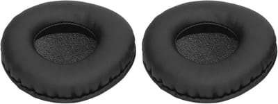 Hoofdtelefoon Oorkussens van Kunstleer en Schuim voor optimale Geluidservaring - Wit/Zwart - Compatibel met MDR V55, ATH WS70, ATH WS77, ATH WS99, MDR V500, MDR V7502