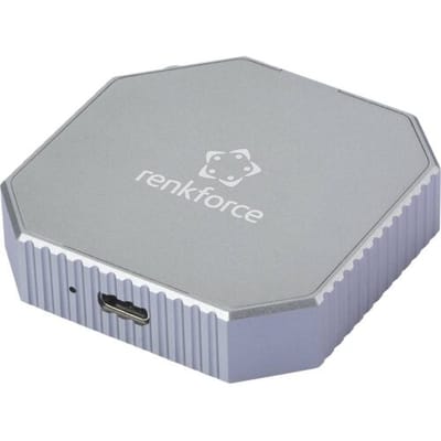 Renkforce RF-M2E-200 M.2 HDD-behuizing USB-C, M.2 SATA, M.2 PCIe NVMe M.2 PCIe NVMe, M.2 SATA 6 Gb/s 2230 RF-6694572